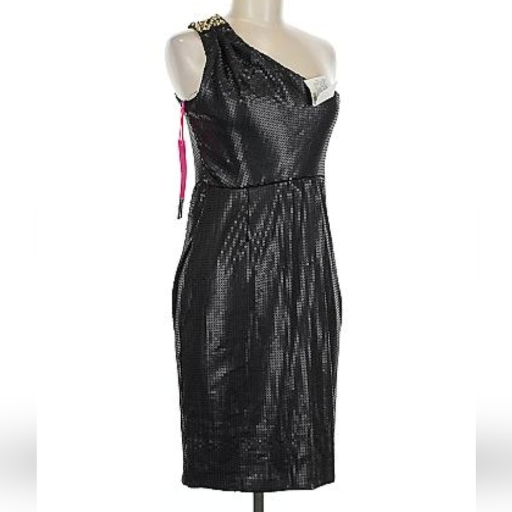 ✨ Matthew Williamson for Impulse One-Shoulder Sequin Cocktail Dress | NWT Size 6 - Picture 5 of 12